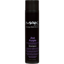 Load image into Gallery viewer, ZOE PURPLE Vitamin & Volumizing Color Toning Shampoo  - MAK Hair Products from Mickey Alan Kravitz