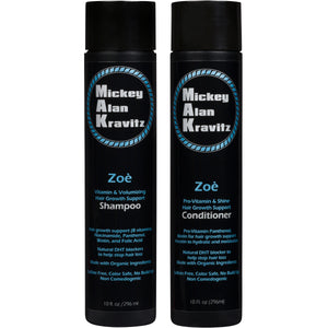 Zoe Vitamin & Volumizing Hair growth Shampoo and Conditioner pack - MAK Hair Products from Mickey Alan Kravitz